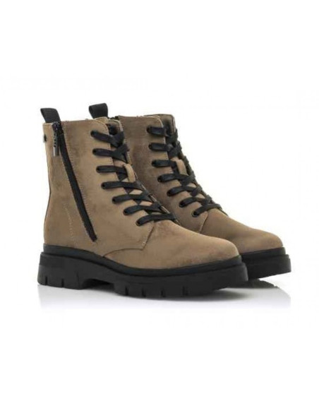 Mtng, 51940, bota blucher taupe de mujer