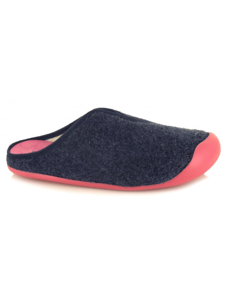 Nordikas, 1302, chinela de casa marino/fresa de mujer