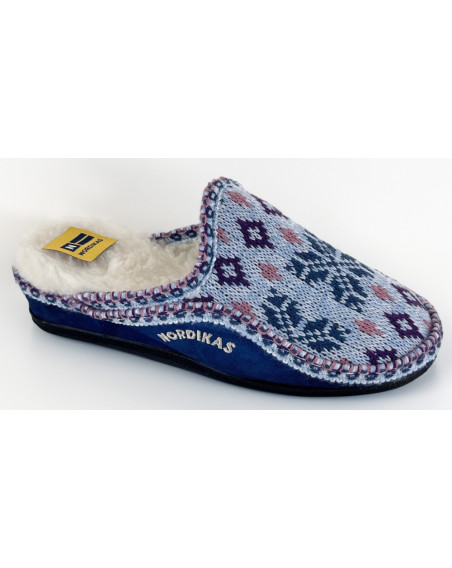 Nordikas, 1502, chinela de casa astun zafiro