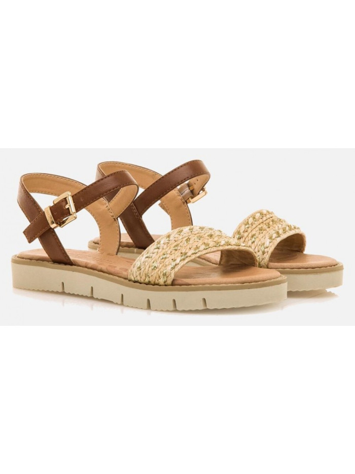 Mtng, siren sandalia rafia natural