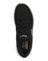 Skechers, flex appeal 5.0, deportivo blucher negro