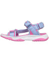 Sandalia deportiva azul y rosa para niña